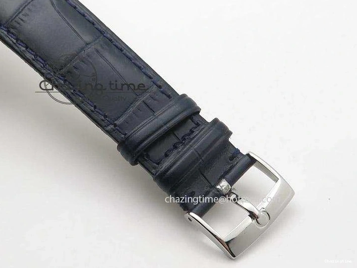 0701 De Ville MK 1:1 Best Edition SS Blue Dial On Black Leather Strap A Lightweight 8258
